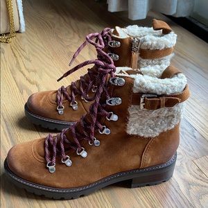 Brand New Sam Edelman combat booties